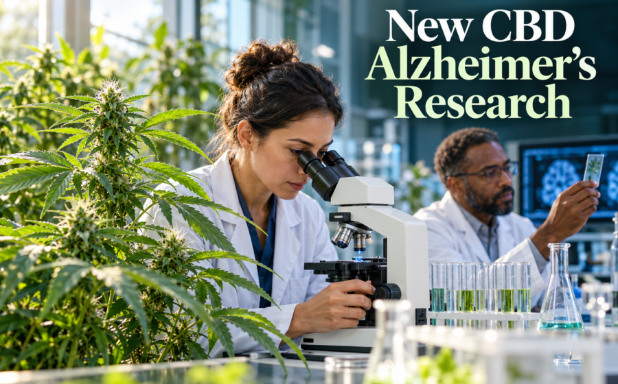 CBD and Alzheimer’s: New Mouse Study Finds Fewer Brain Plaques and Changes in Cannabinoid Signaling
